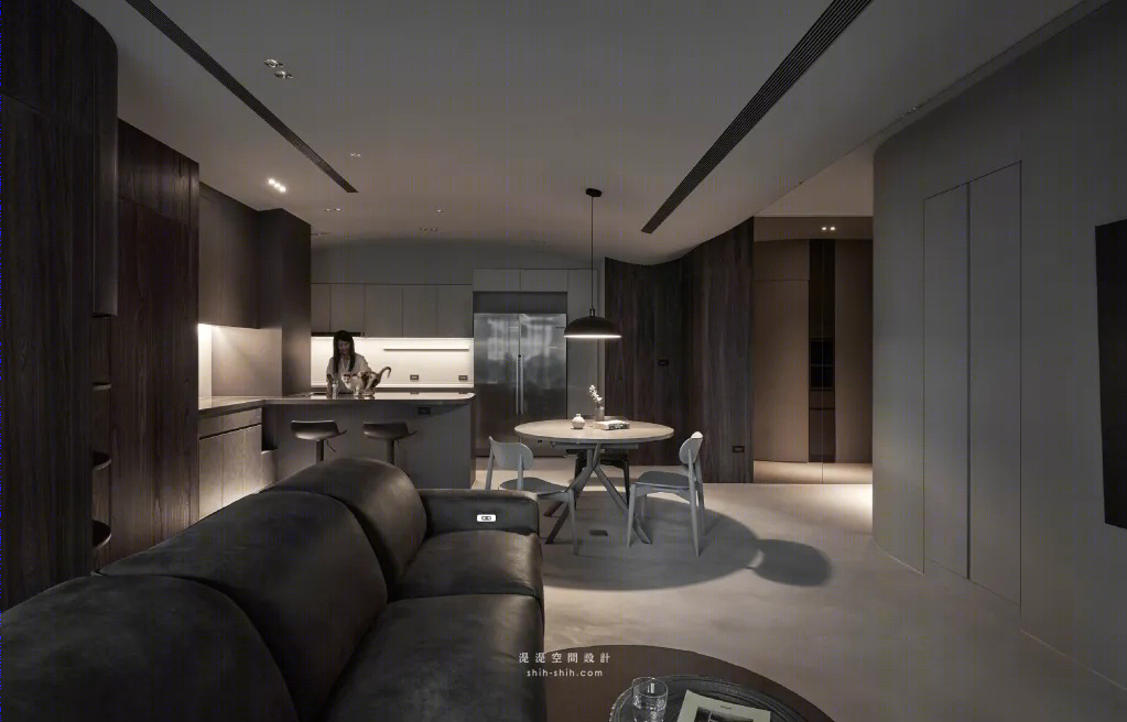 115 平弧形天花板林宅丨湜湜空间设计-25