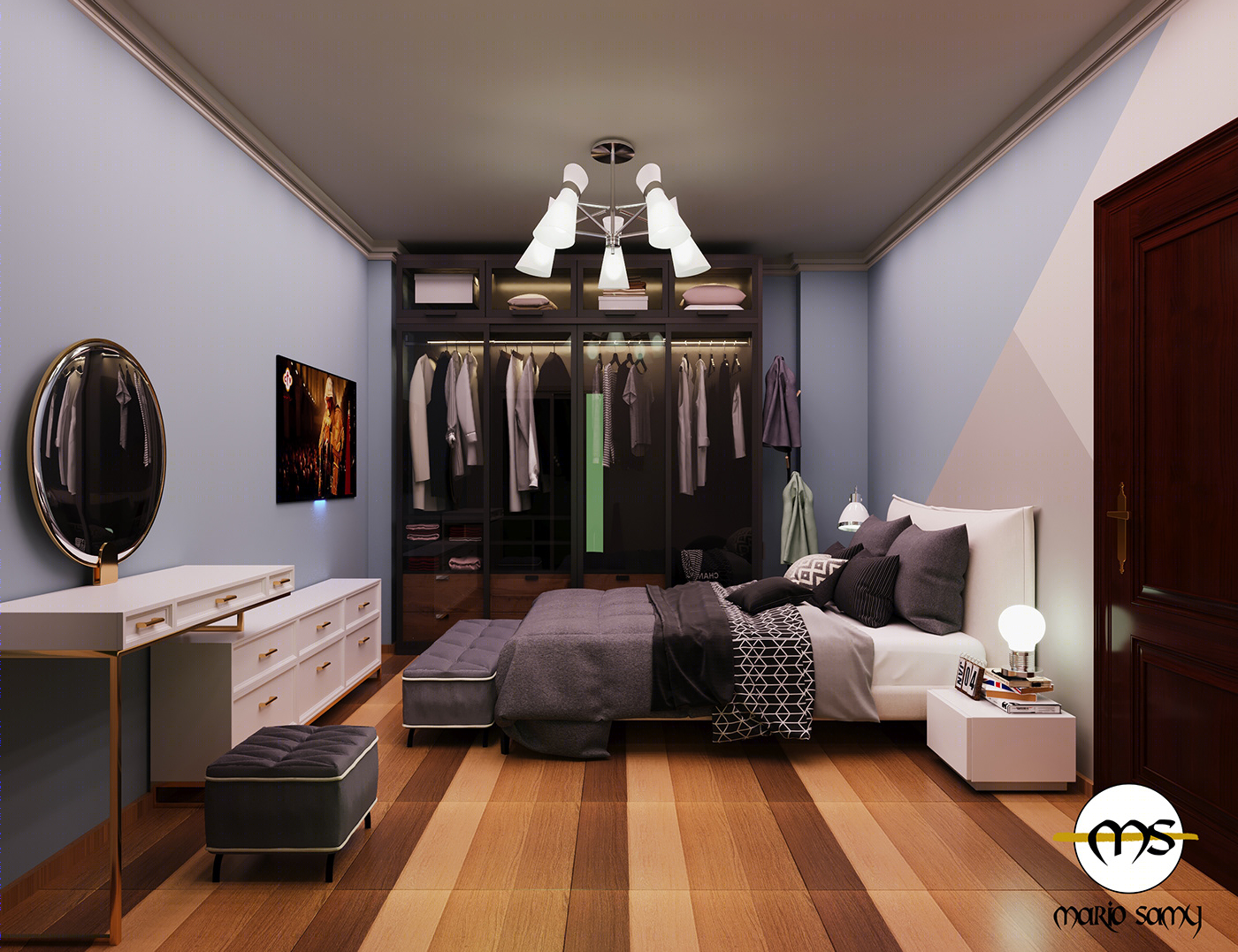 Bed room
3d max
Corona render-0