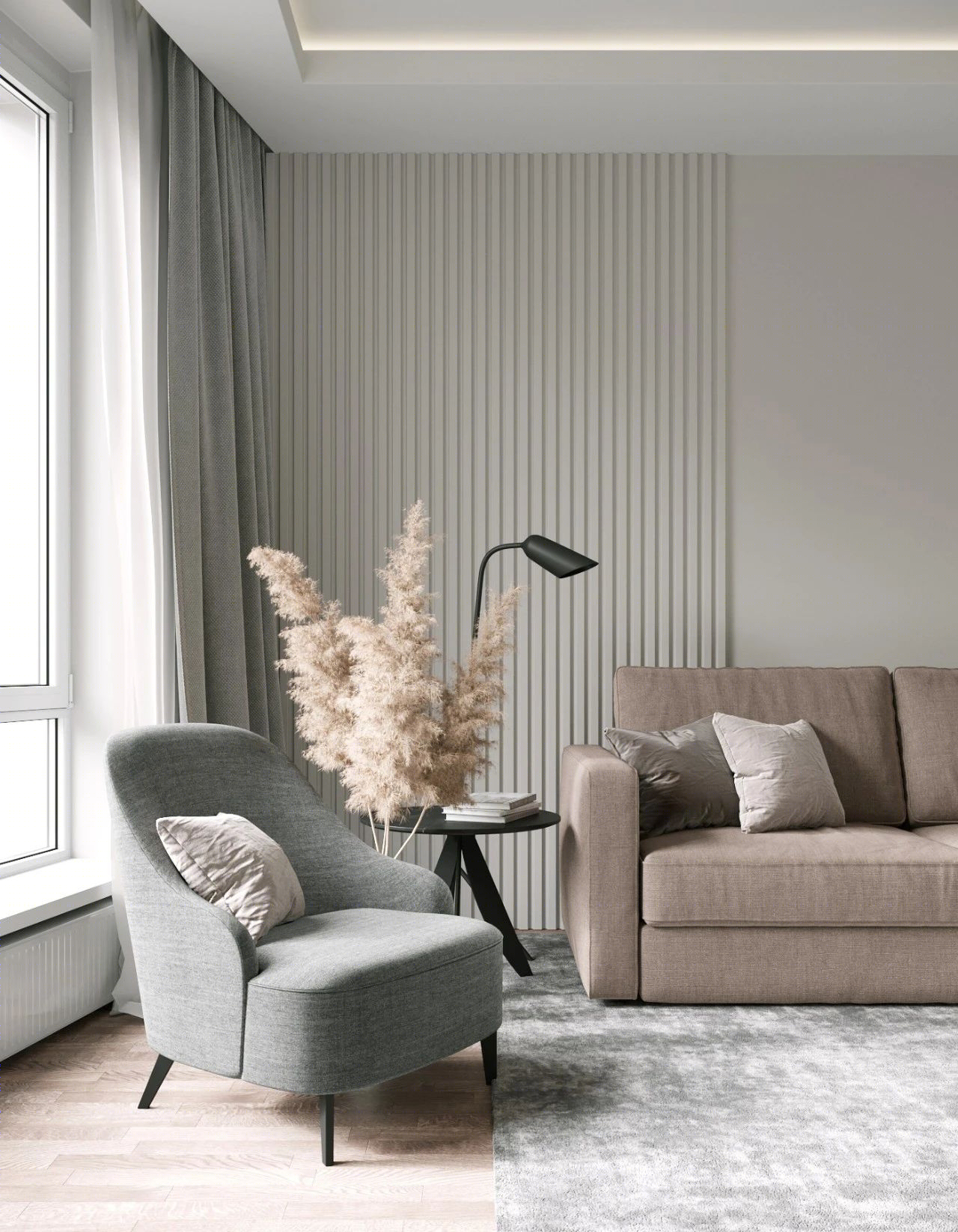 莫斯科 62.7㎡高级感三口之家设计-7