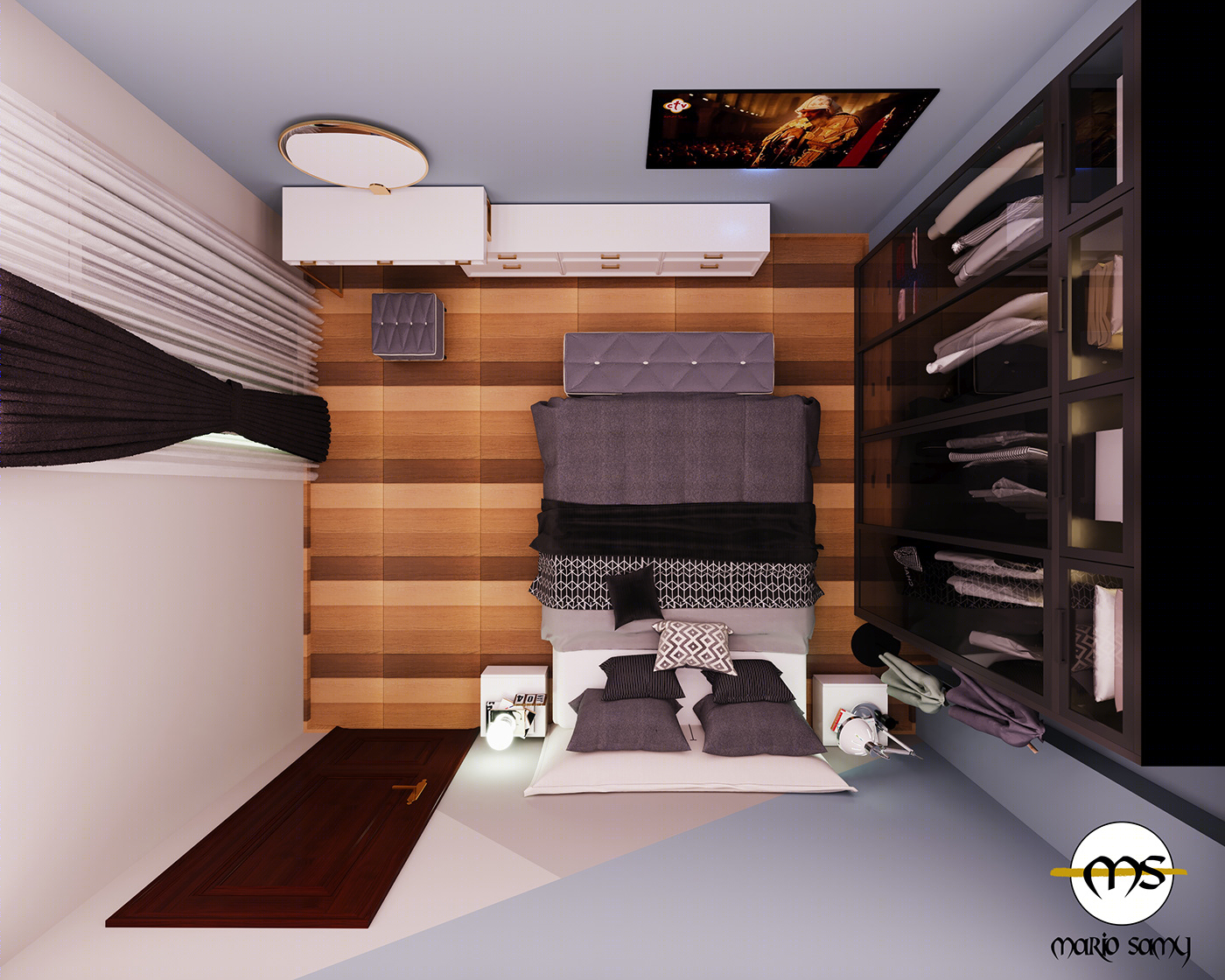 Bed room
3d max
Corona render-2