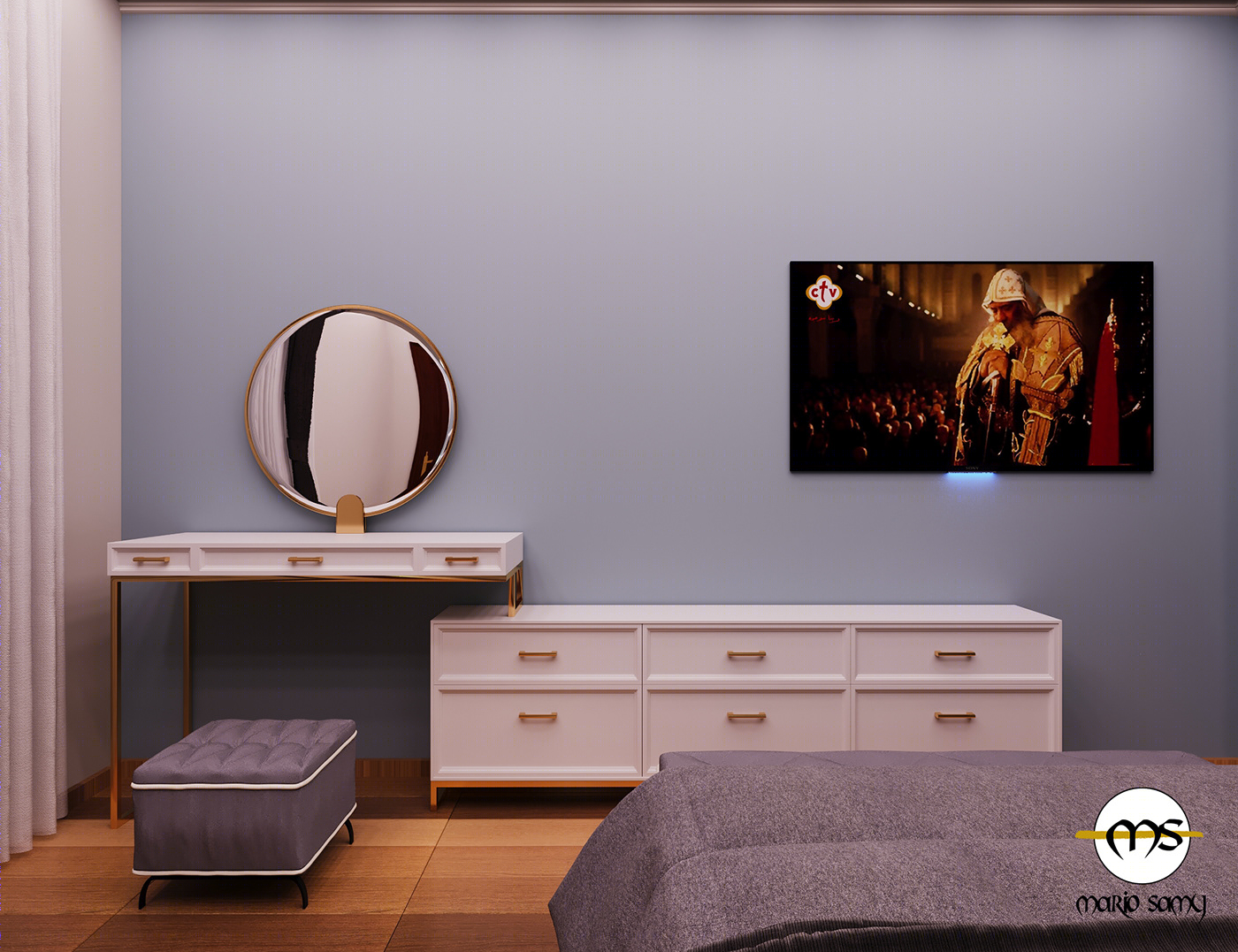 Bed room
3d max
Corona render-3