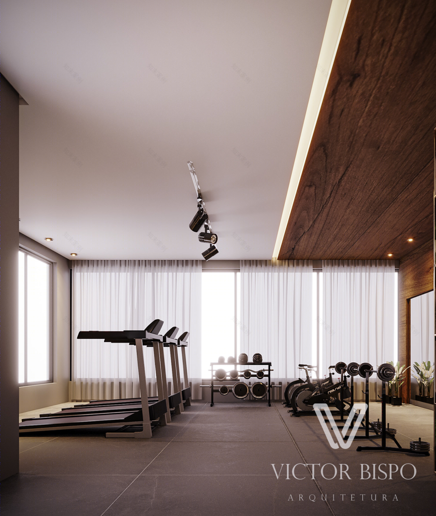 Anastasiya Gushchina丨健身房丨CGI - GYM   Design and visualization @victorbispoo.arq-7