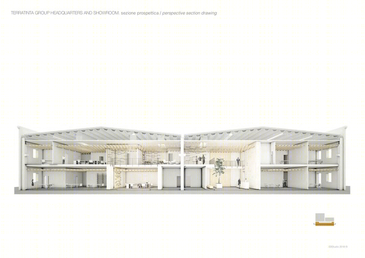 意大利陶瓷公司总部,绿色办公空间与自然融合-43