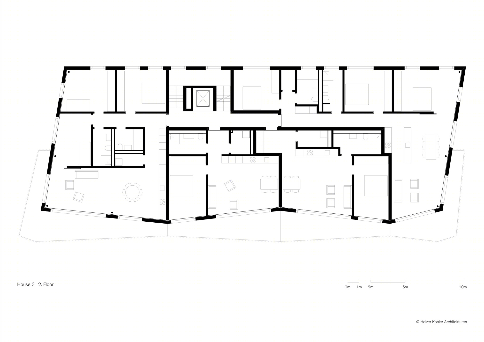 瑞士 St· Gallen Schlösslipark 公寓建筑-5