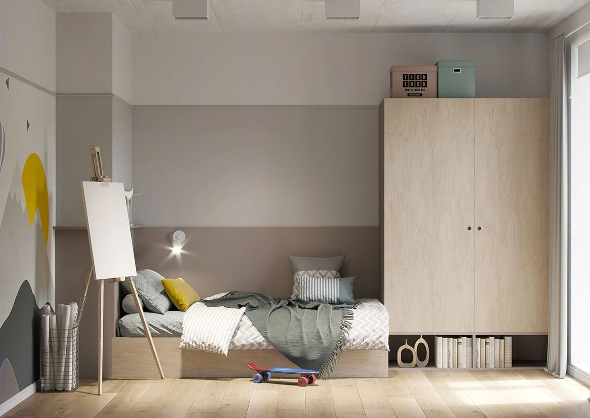 简约现代公寓设计丨Liskovich archtects-66