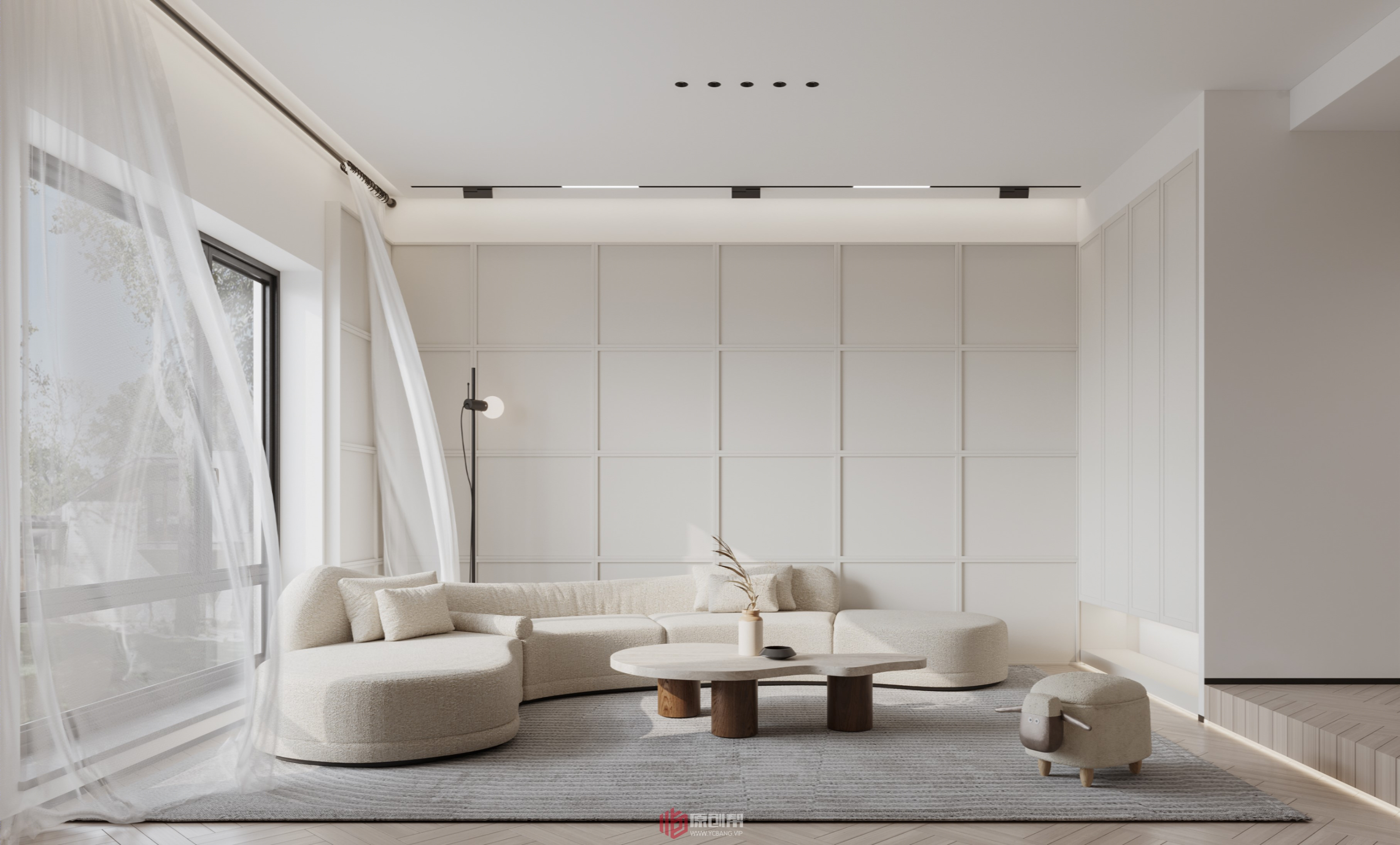 素白原创帮室内设计空间丨原创帮（设计帮）-3