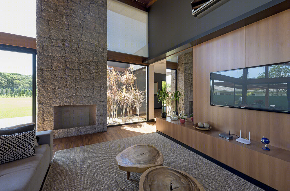 巴西 JP 别墅 | 融入环境的室内外一体化设计-45