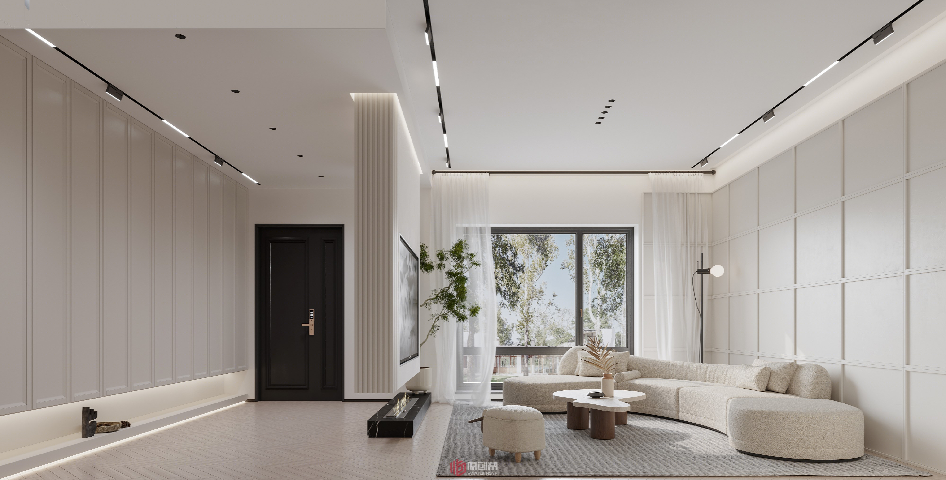 素白原创帮室内设计空间丨原创帮（设计帮）-4