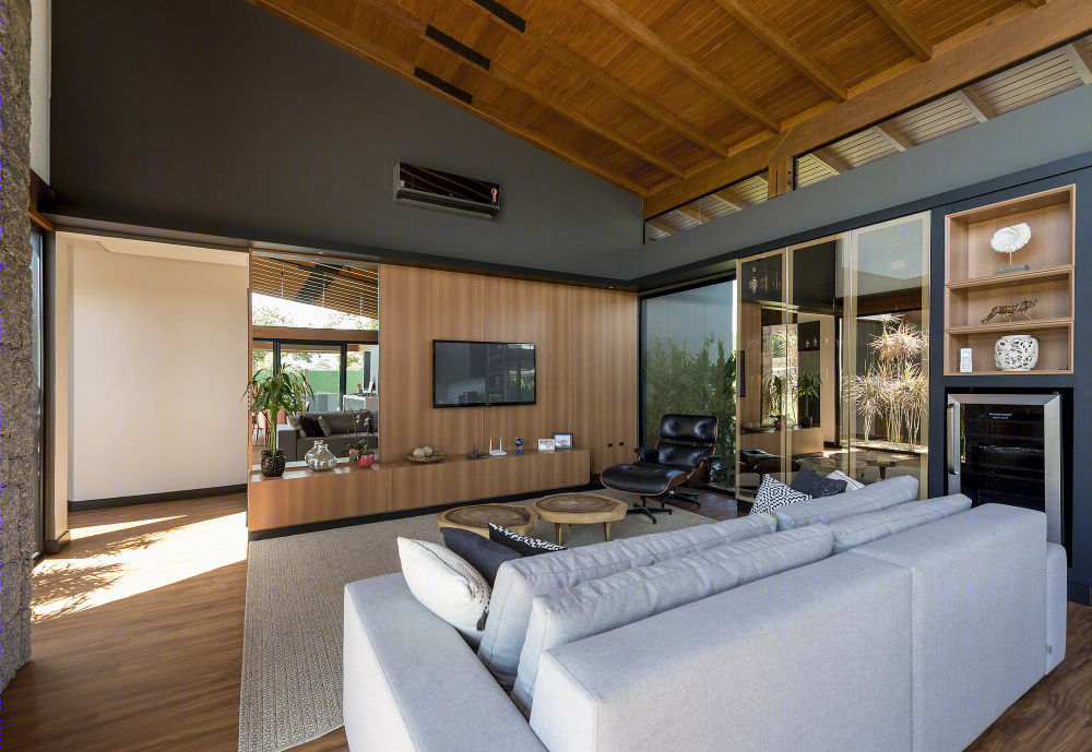 巴西 JP 别墅 | 融入环境的室内外一体化设计-44