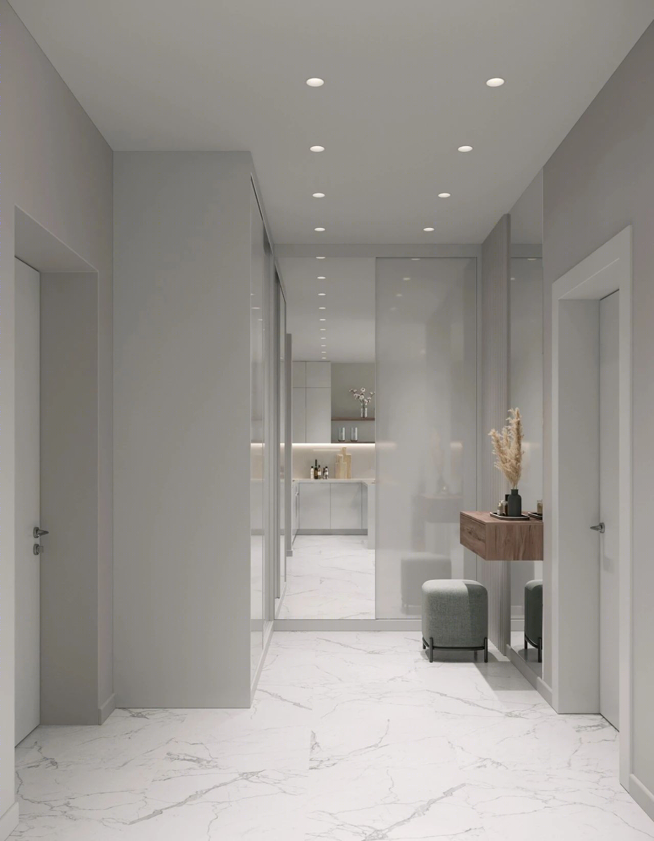 莫斯科 62.7㎡高级感三口之家设计-17