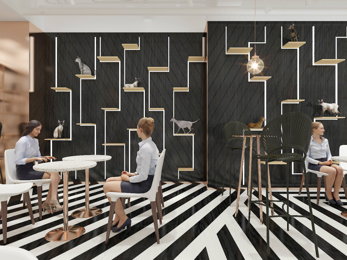 优宠咖啡 | 刘柯设计团队的温馨宠物空间-27