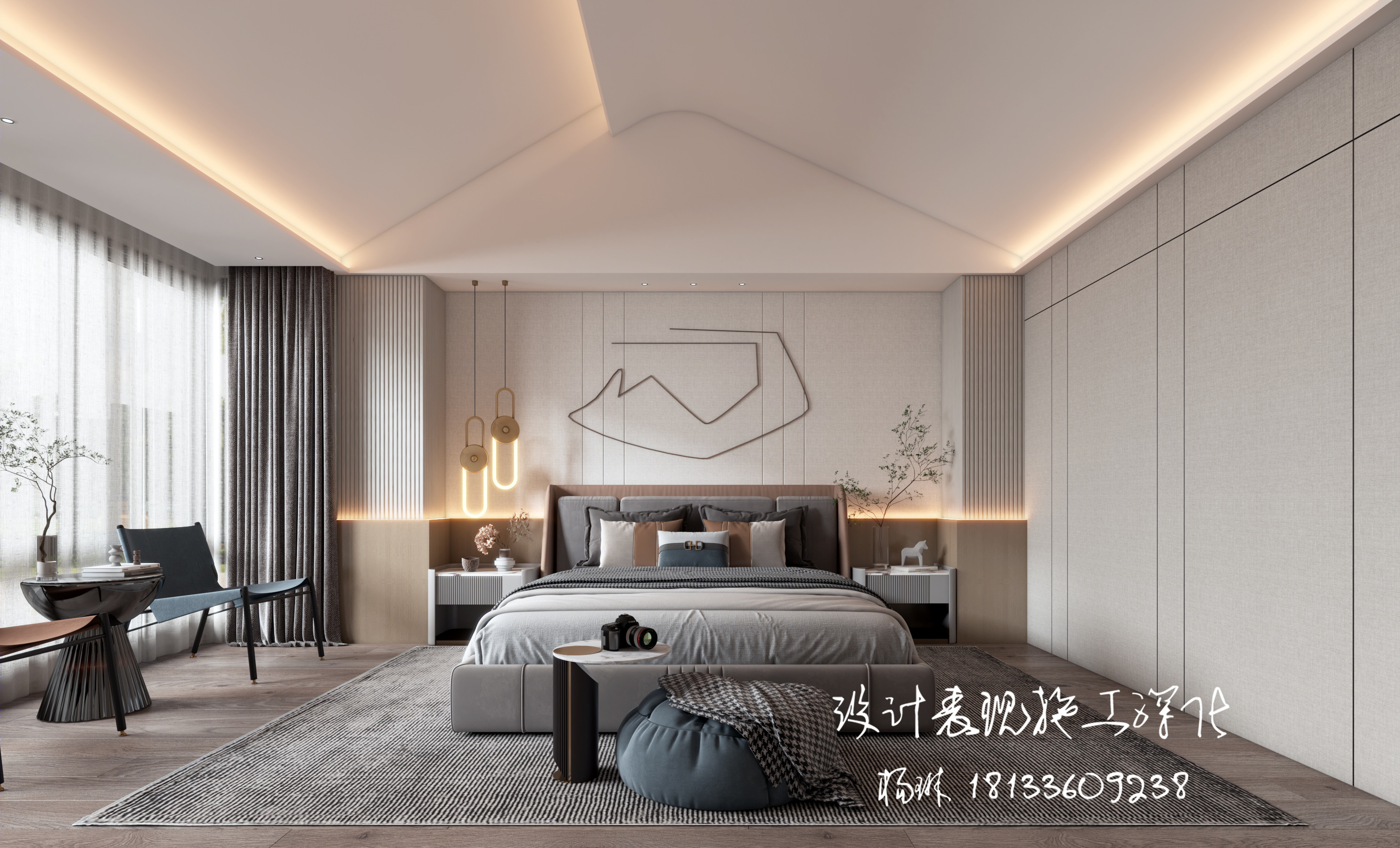 极简 · 挑空大别墅-4