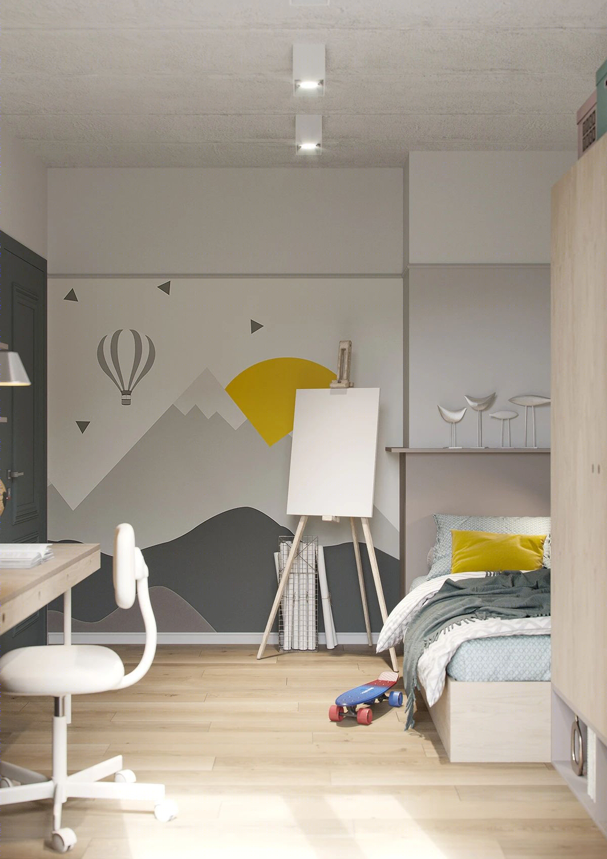 简约现代公寓设计丨Liskovich archtects-69