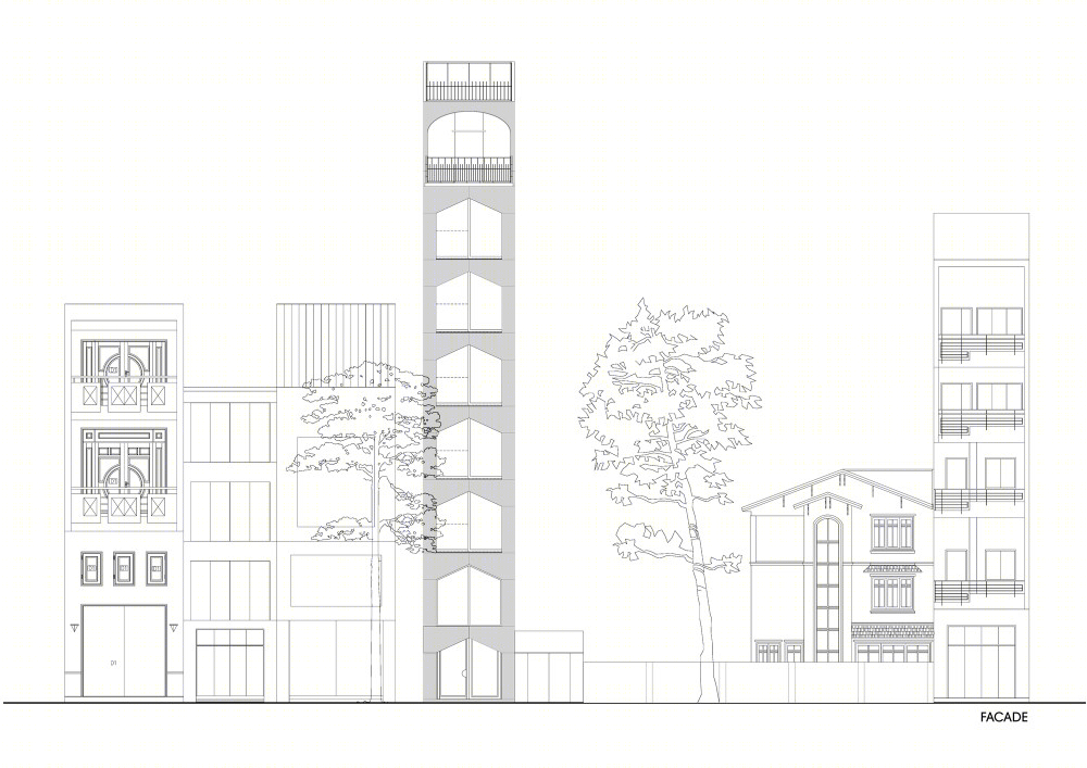 河内多功能混合建筑 · VUUV 探索空间灵活性与城市环境融合-48