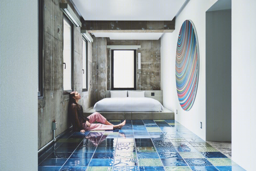 东京 BnA Wall 艺术酒店丨日本东京丨Bed & Art Project BnA hotel-3
