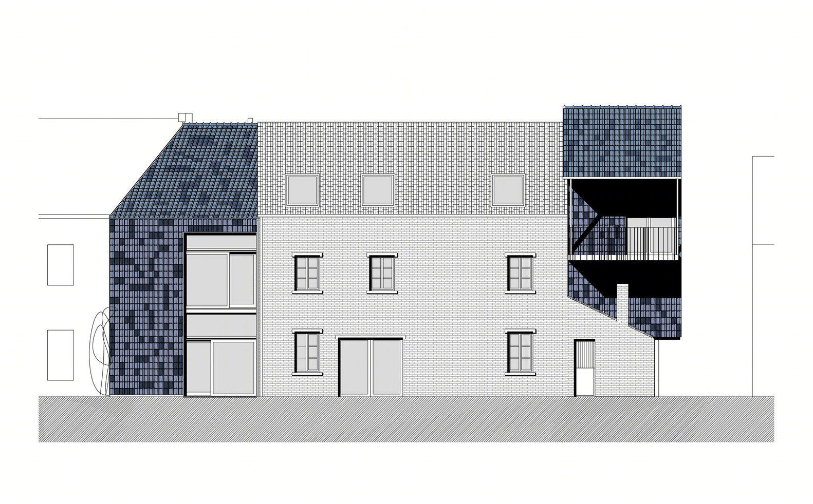 比利时温克塞莱老房改造-49