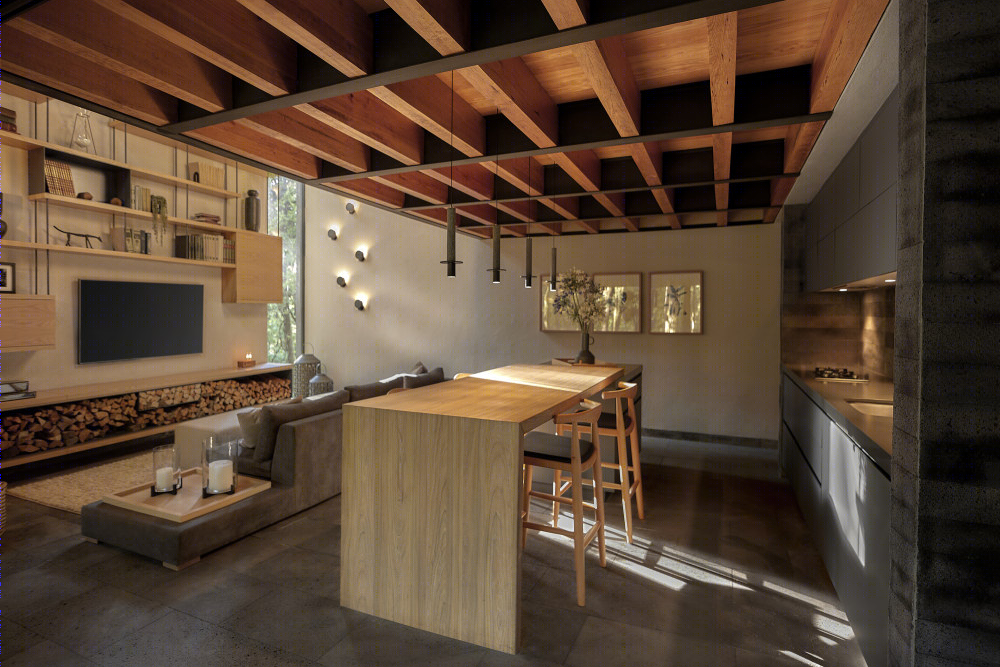 别墅丨墨西哥森林小屋 San Simón(2019)(Weber Arquitectos)设计-42