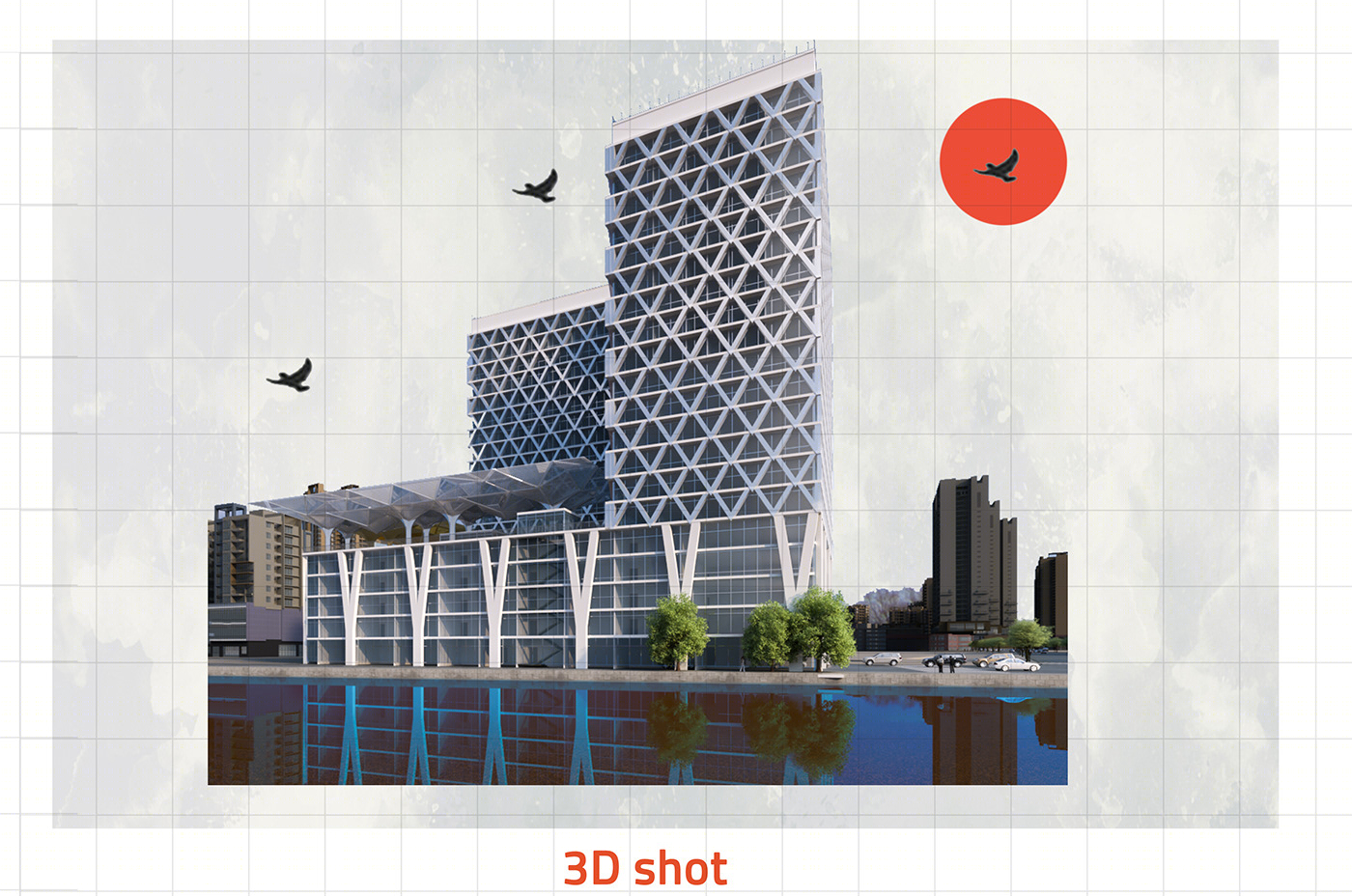 Anastasiya Gushchina丨商业综合体丨Mixed-use building project in new mansoura-2