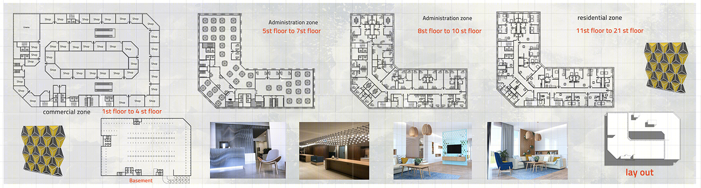 Anastasiya Gushchina丨商业综合体丨Mixed-use building project in new mansoura-4