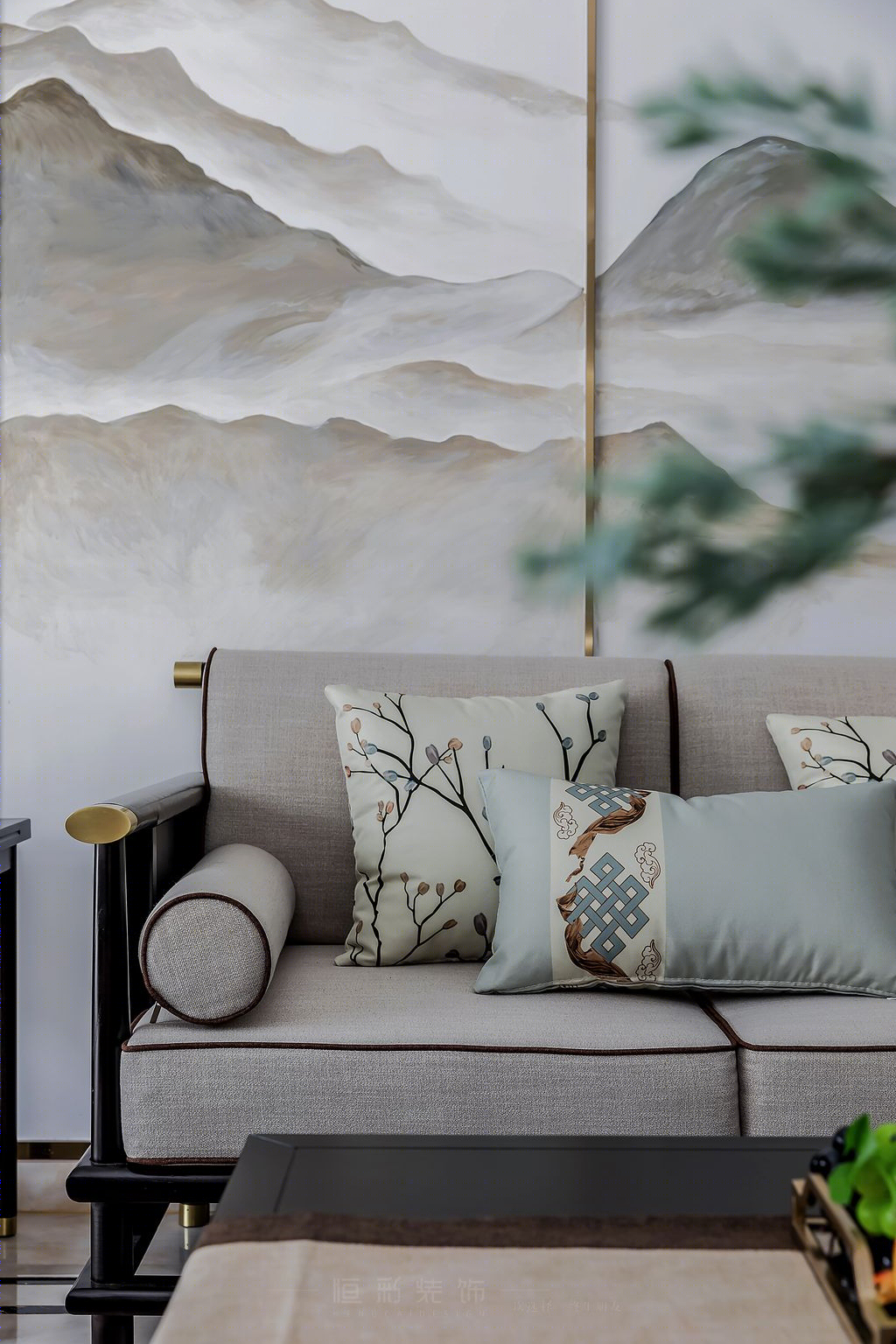 128㎡ 新中式的山水墨韵和诗画江南-1