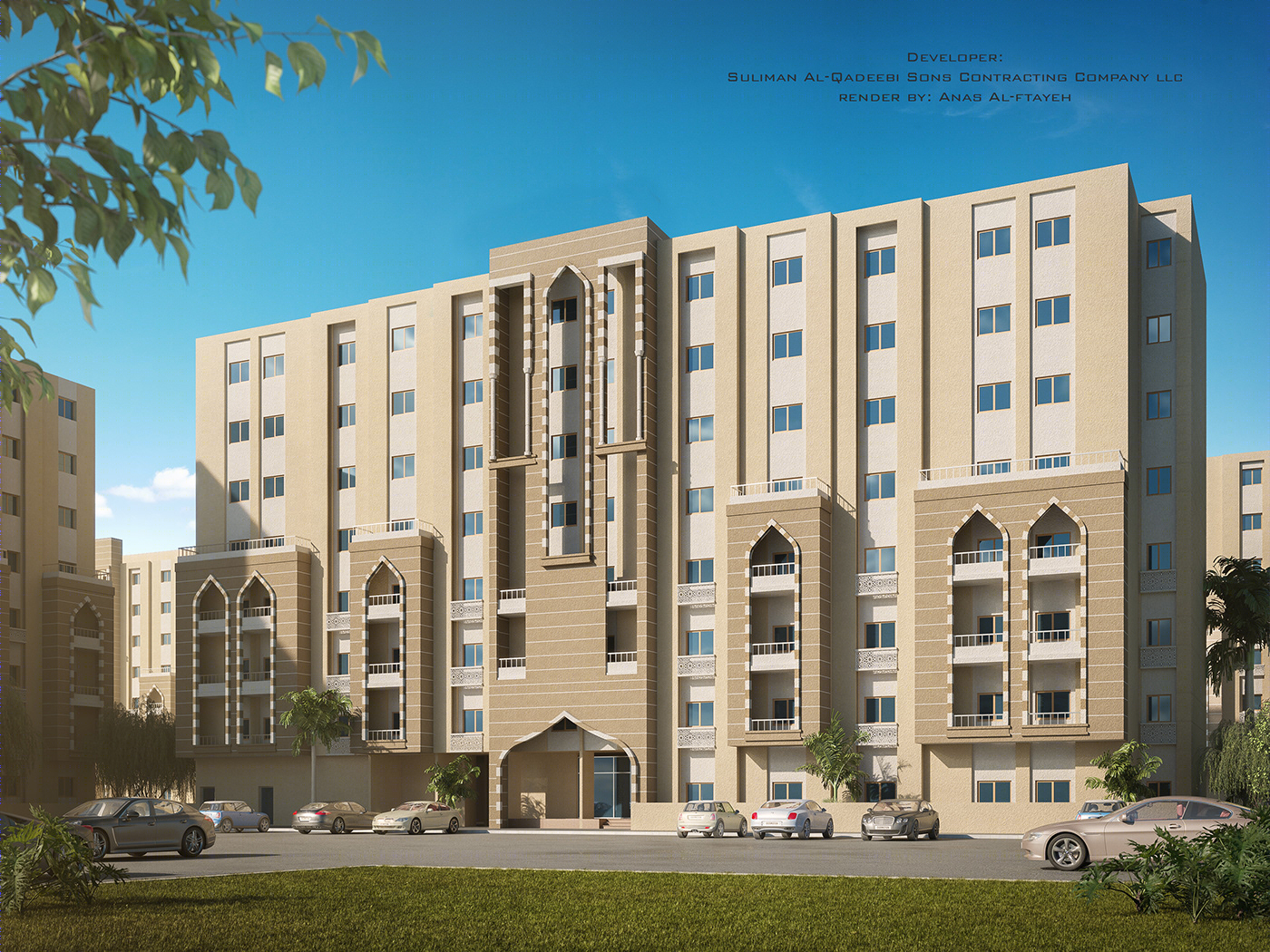 Anastasiya Gushchina丨公寓建筑丨Al-Madinah Al-Munawara Buildings _ SQSCC Company-4