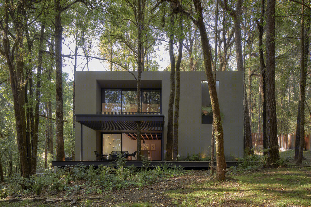 别墅丨墨西哥森林小屋 San Simón(2019)(Weber Arquitectos)设计-44