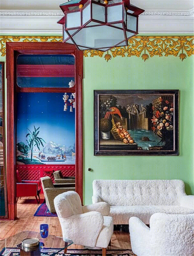 红底鞋之父的家 | 古典与装饰主义的完美融合-60