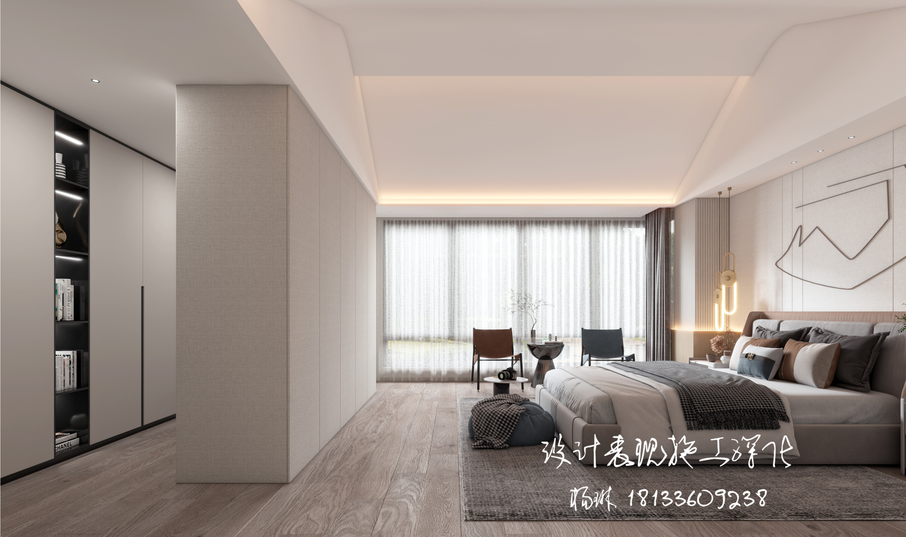 极简 · 挑空大别墅-5