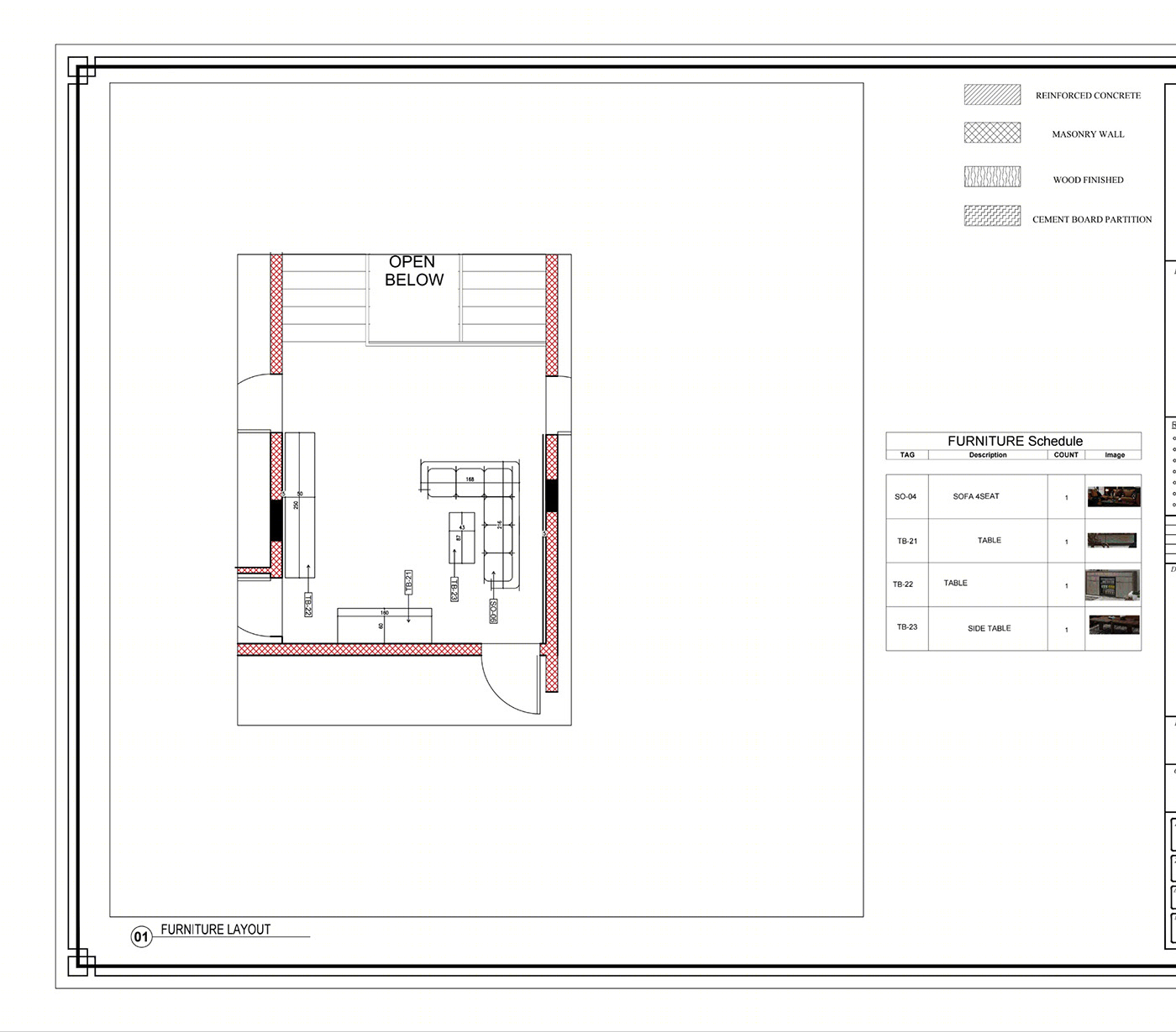 SHOPDRAWING FOR HALL IN VILLA IN UAE-2