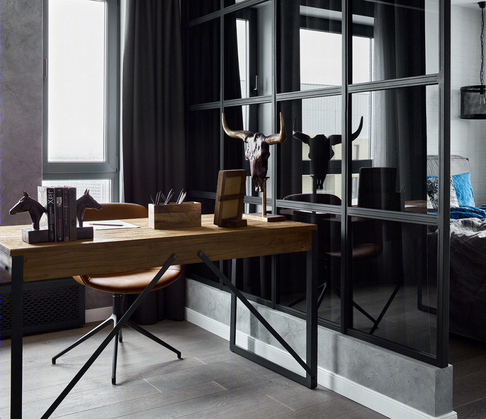 宁静自然氛围的家庭办公设计案例丨ELLEdecoration-11