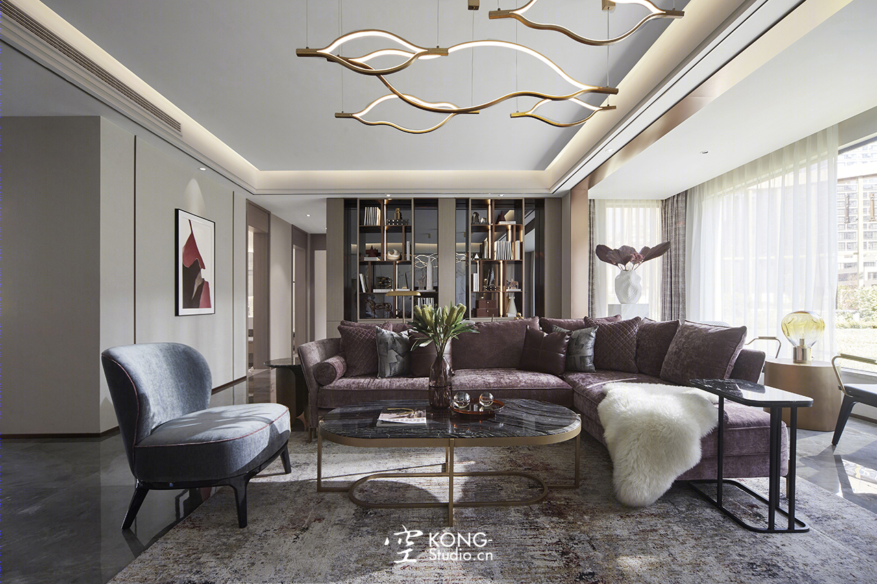 宜昌北大•长江国际文化广场 111 户型现代奢华空间设计-7