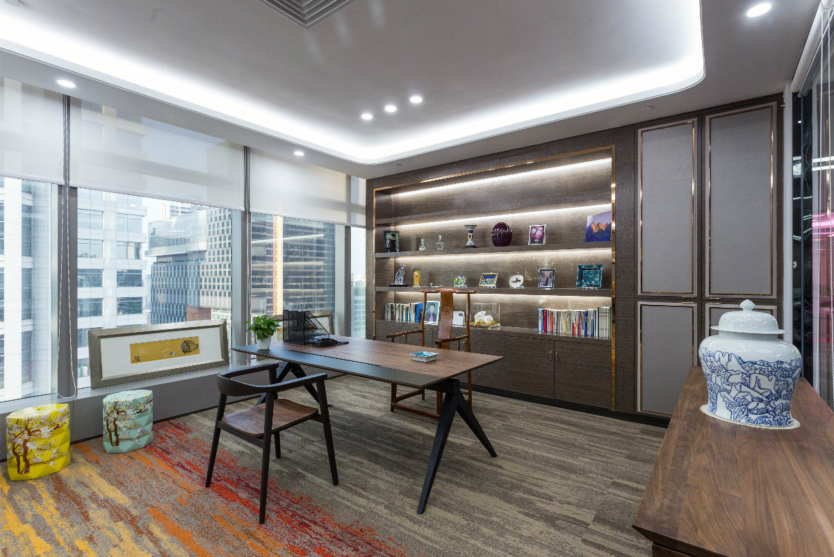 创美时办公室装修完工实景-8