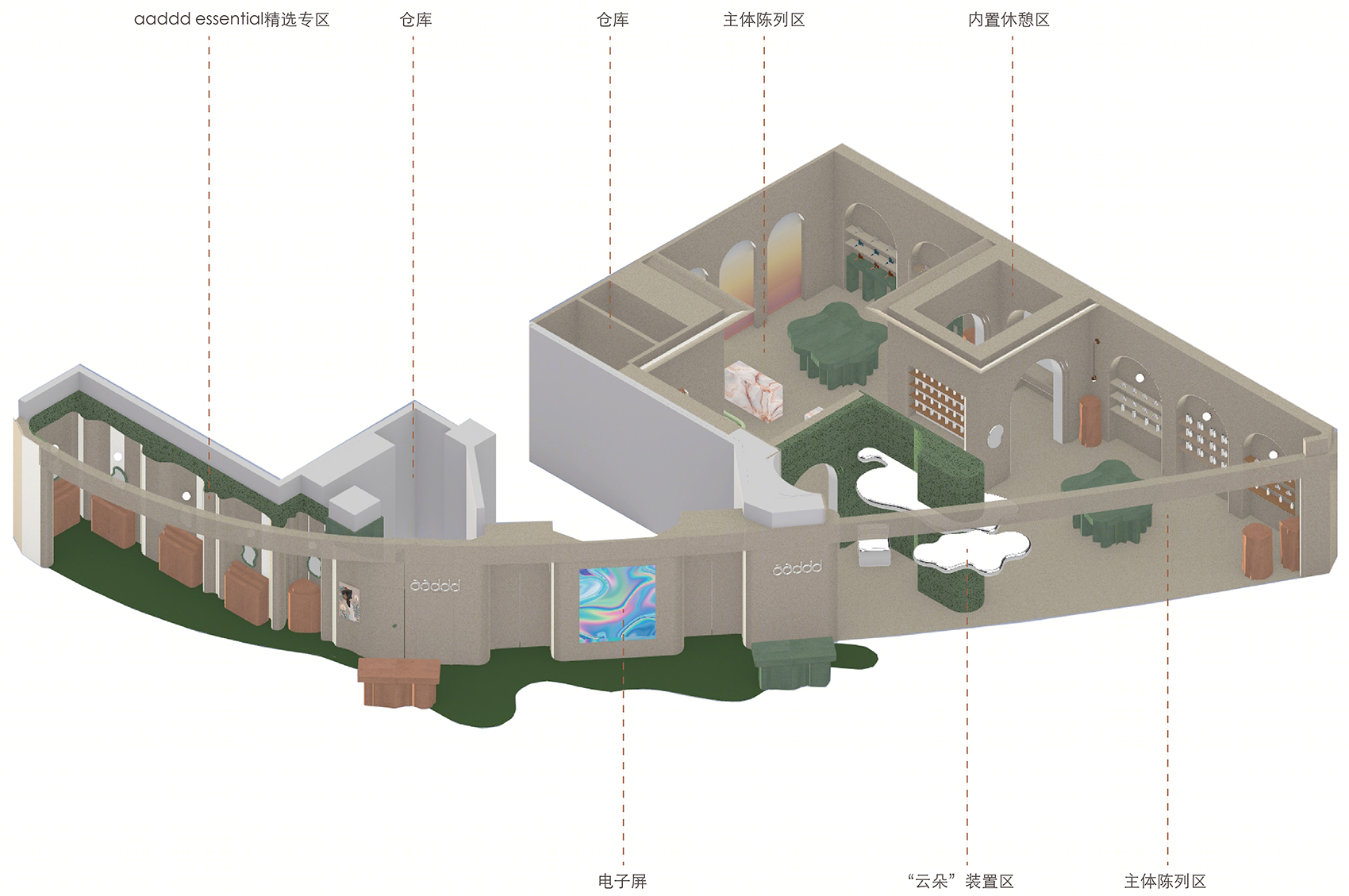 aaddd美妆生活方式集合店丨中国上海丨SLT（Studiolite）设计咨询有限公司-7