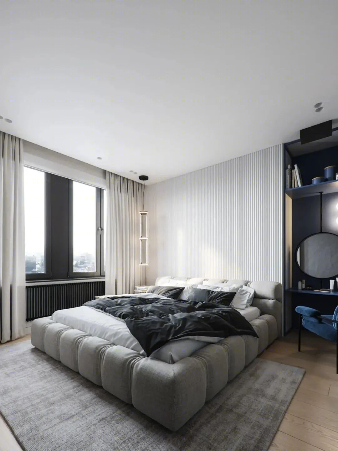 极简灰与自然木的优雅融合丨SAUNYA 工作室-16