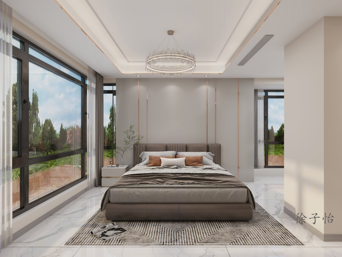 现代简约轻奢风公寓设计-4