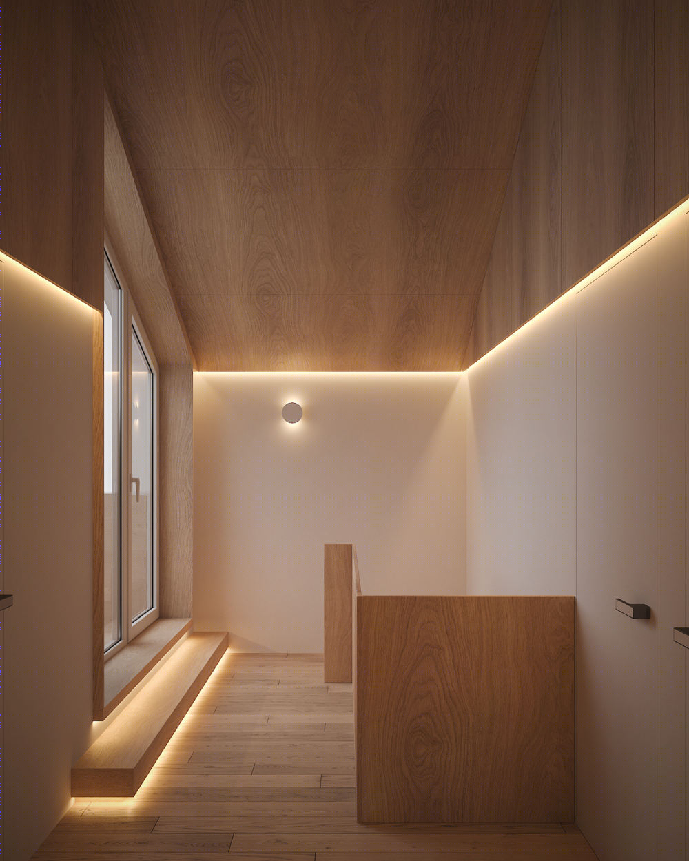 温馨舒适的现代家庭公寓设计丨Bezmirno Architects-22