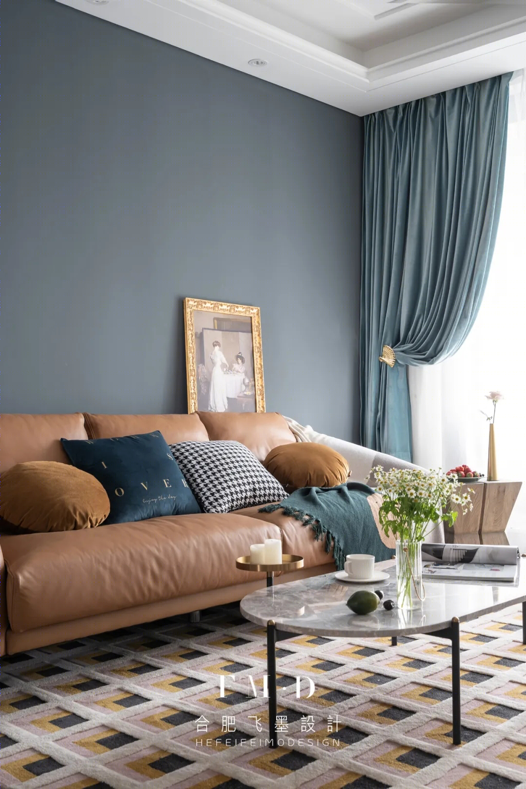 《云开》精装房逆袭，原木与蓝调的清新碰撞-15