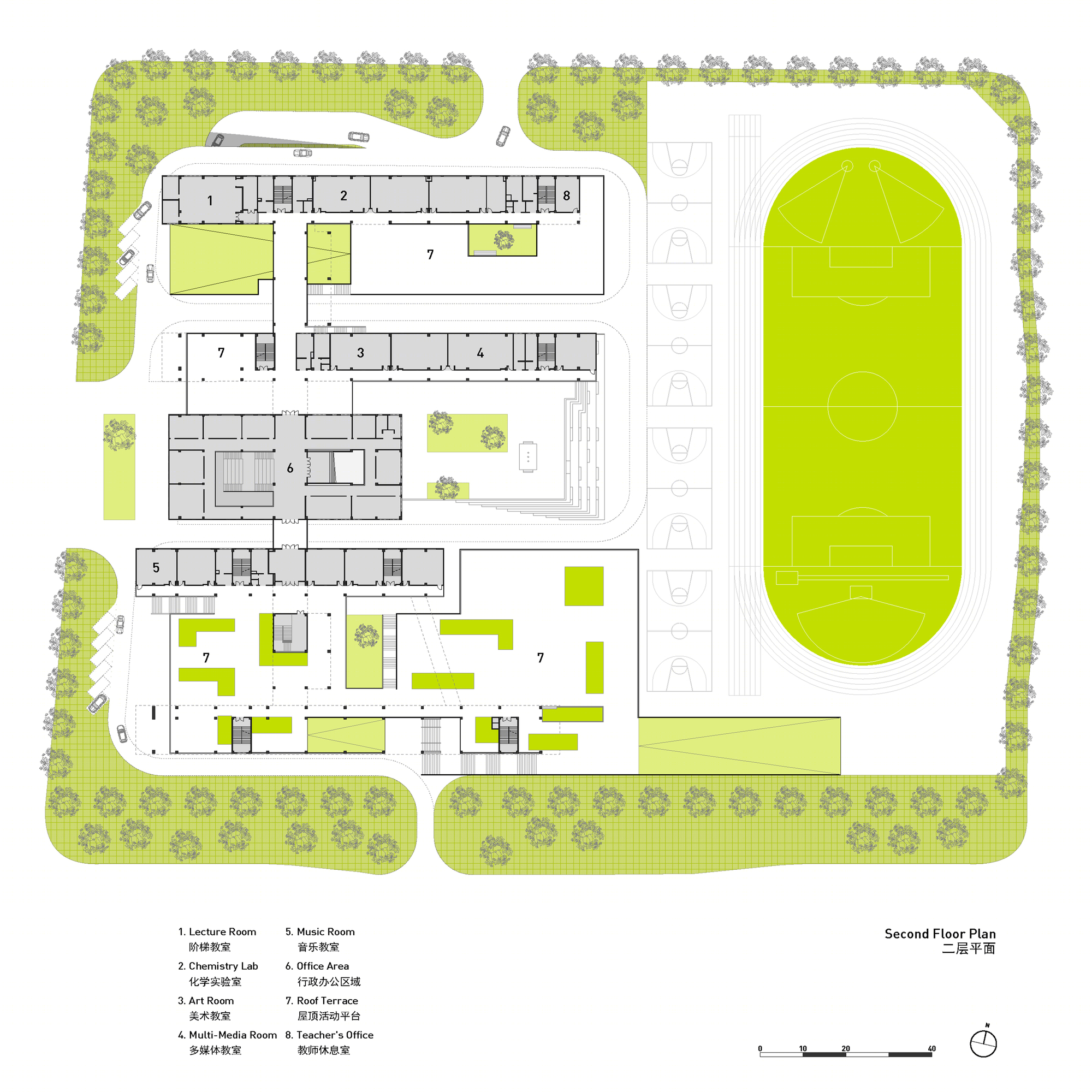 合肥 45 中学 | 寓教于乐的现代教育建筑-33