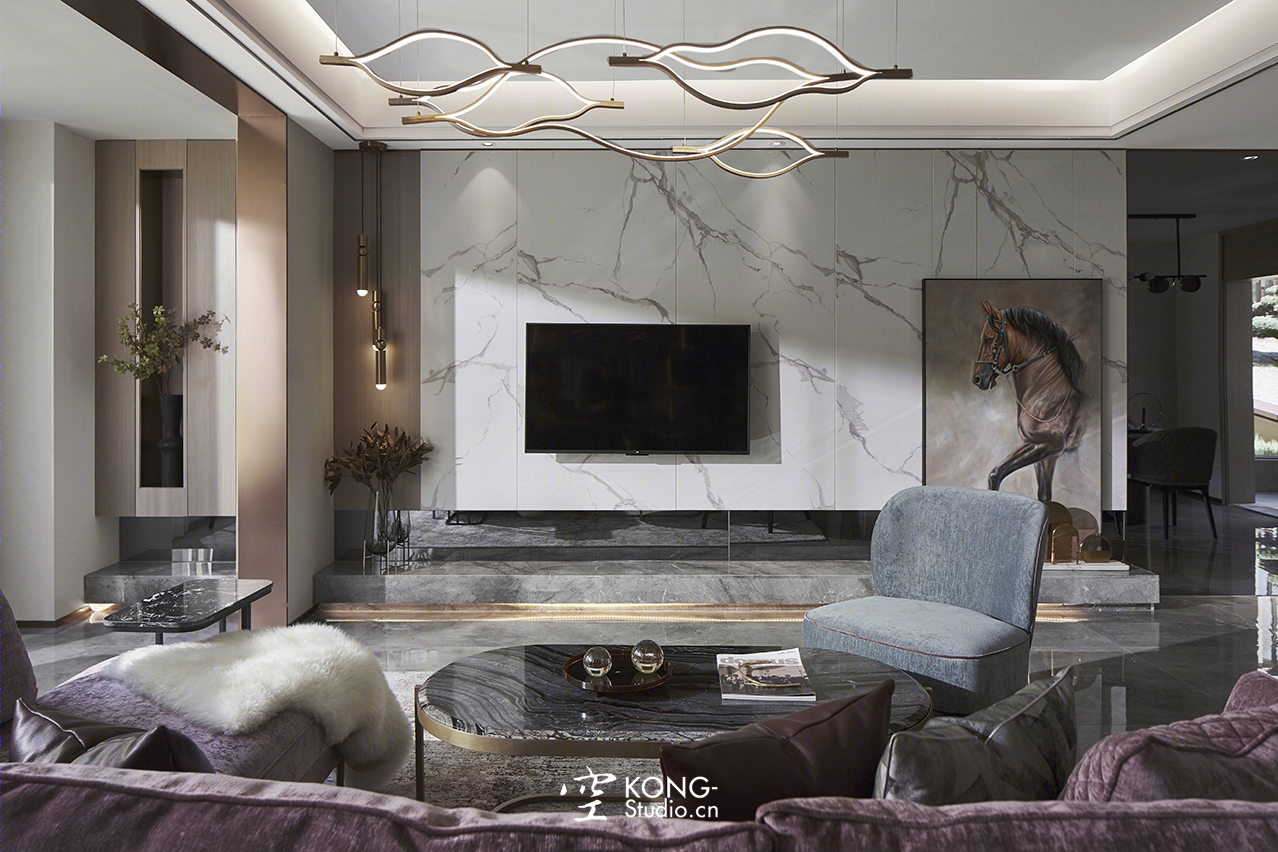 宜昌北大•长江国际文化广场 111 户型现代奢华空间设计-9