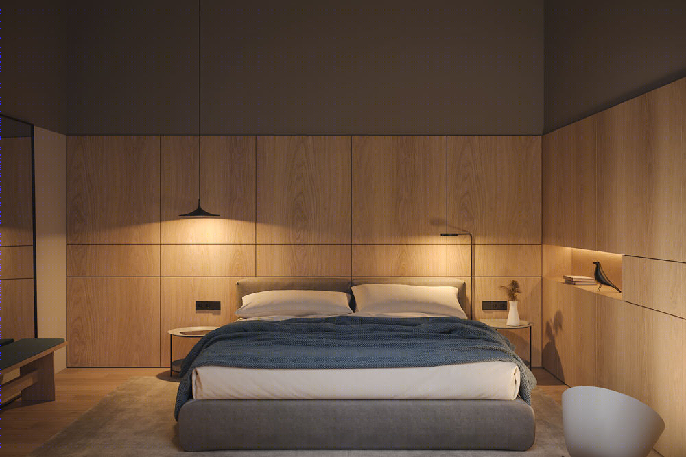 温馨舒适的现代家庭公寓设计丨Bezmirno Architects-28