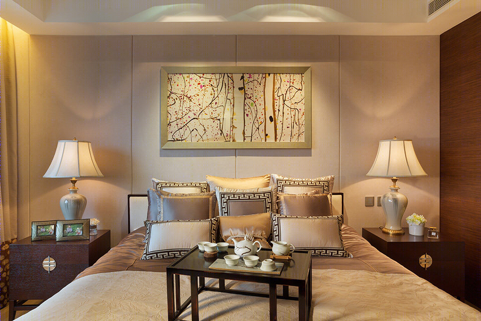 绿城盛世滨江样板房，现代简约风格演绎-2