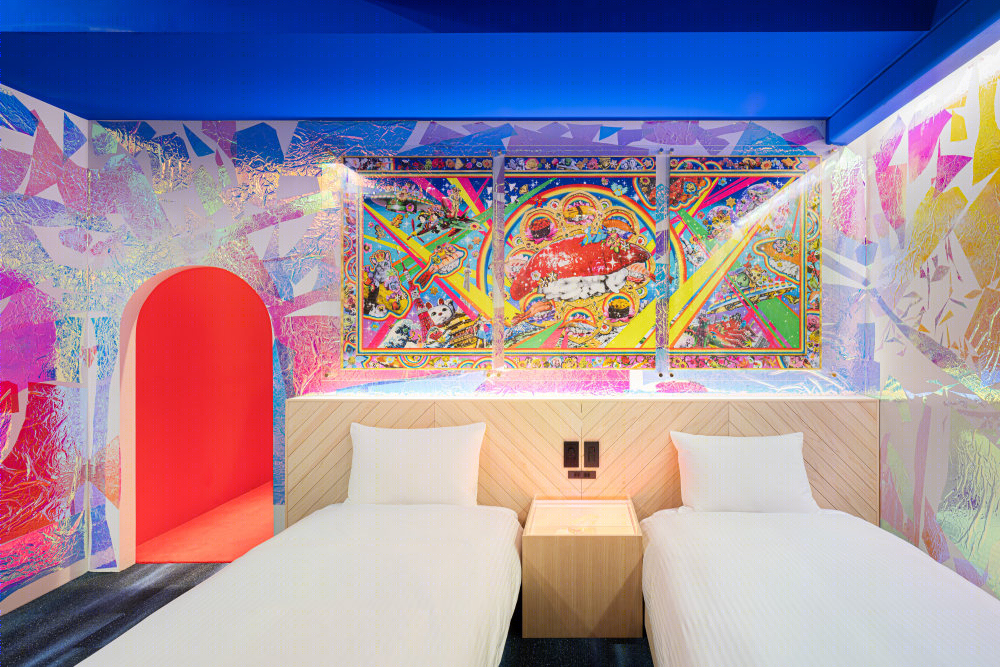 东京 BnA Wall 艺术酒店丨日本东京丨Bed & Art Project  BnA hotel-15