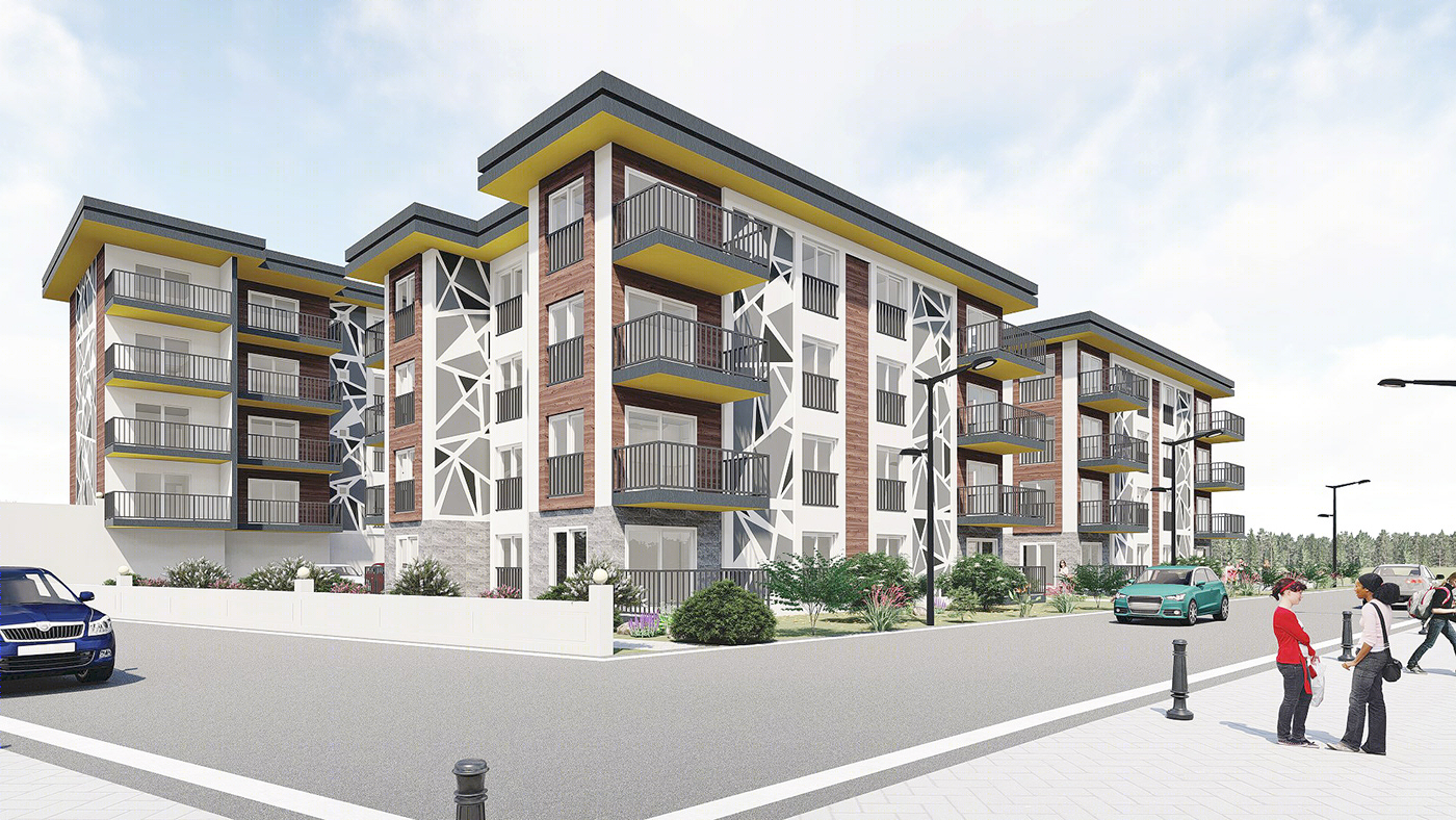 Anastasiya Gushchina丨公寓建筑丨Urban Transformation Project - Apartment Project-0