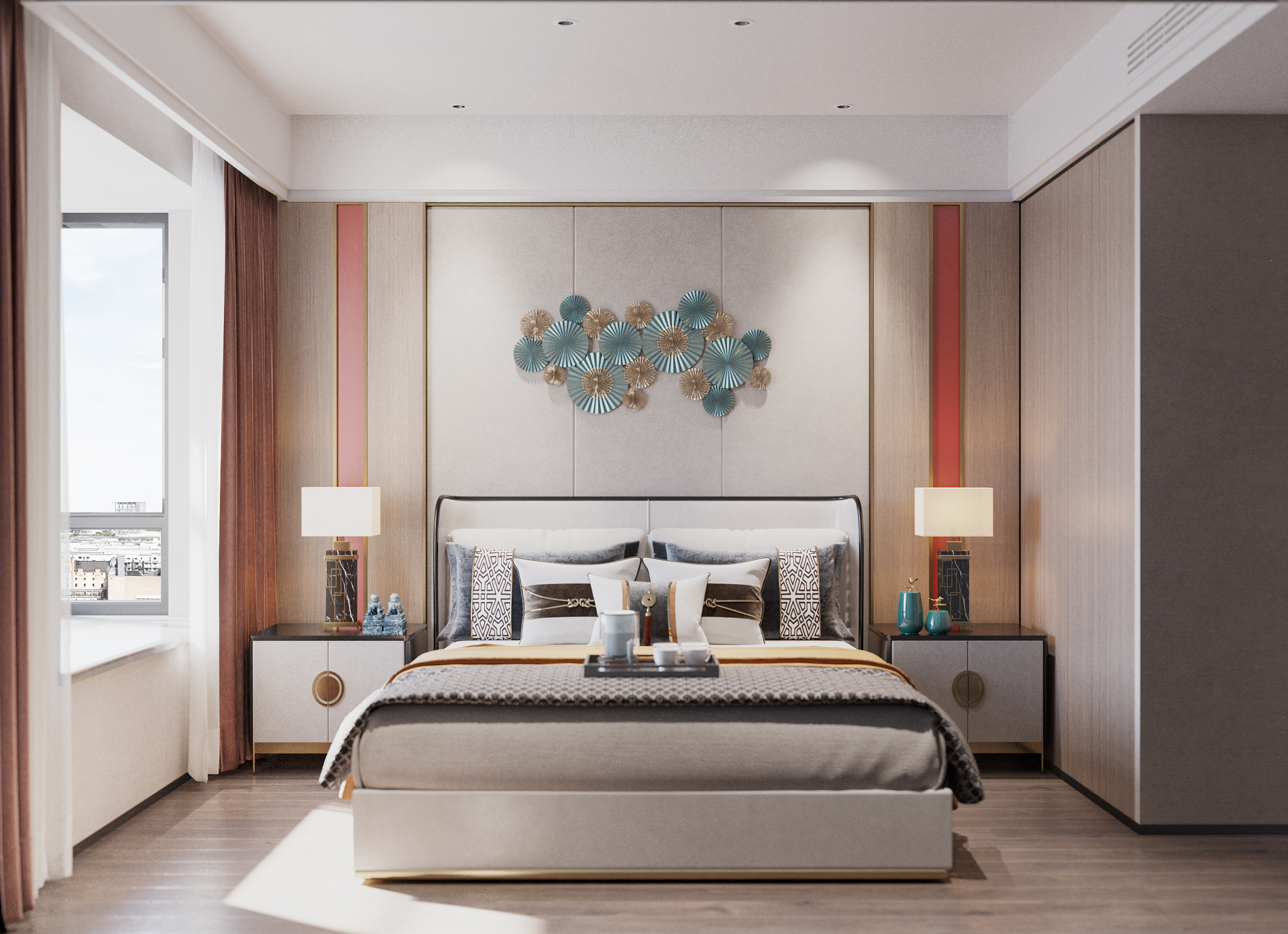 湖南上册一合空间美学馆 平层设计展示-17