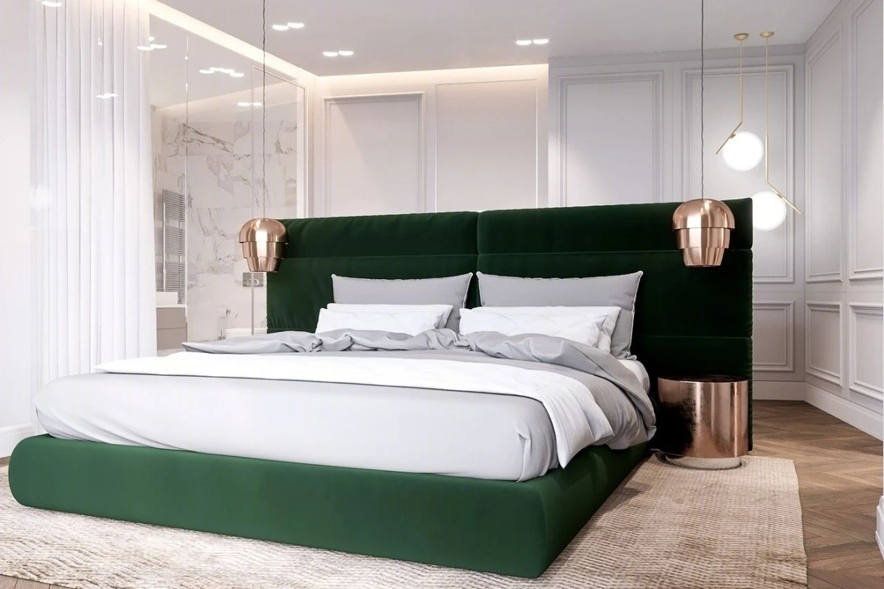 乌克兰设计师打造简约奢华 44㎡一居室，空间利用恰到好处！-43