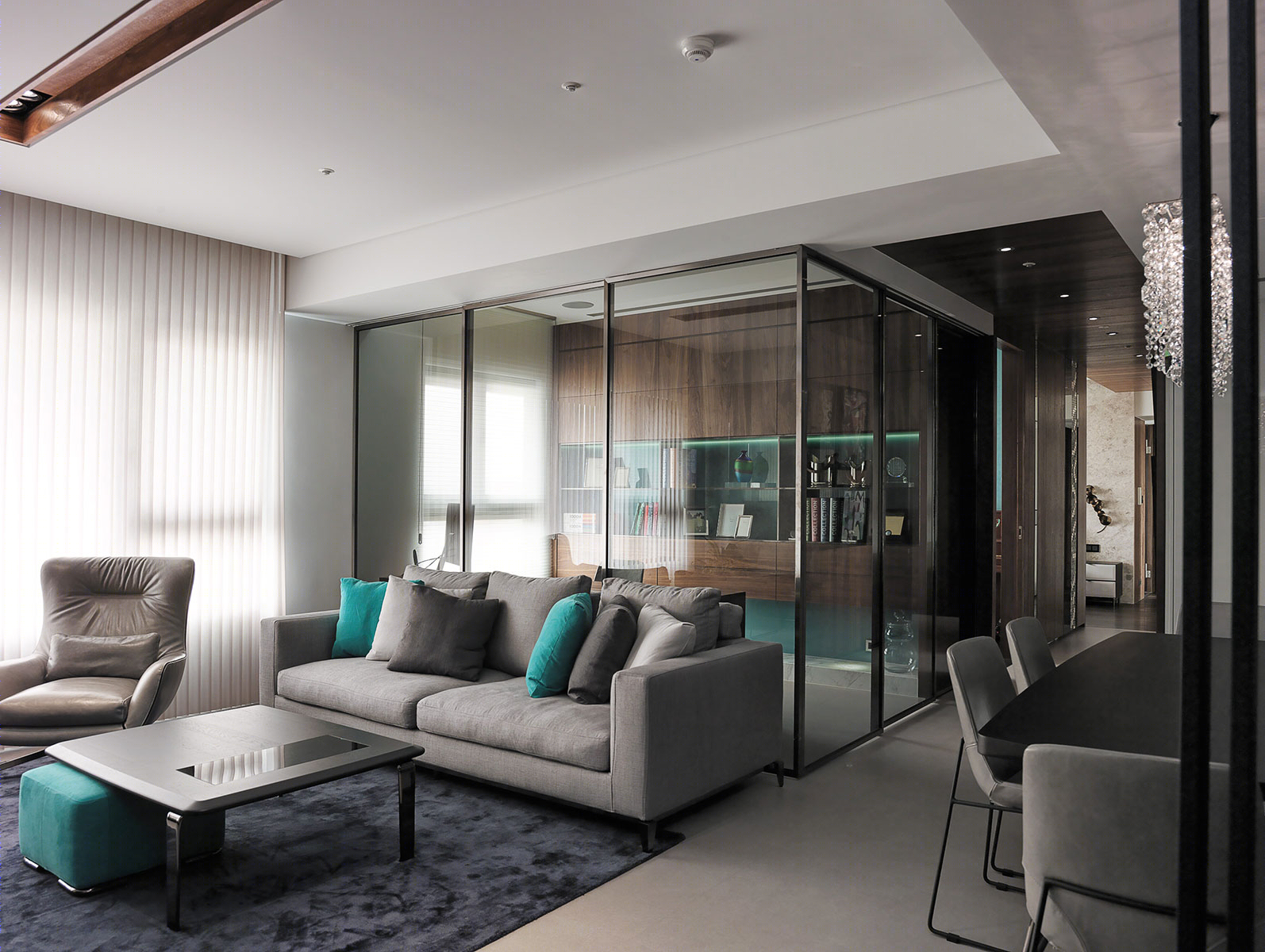 122㎡珠宝盒式住宅 | 自然色系的现代古典风格惊艳之作-4