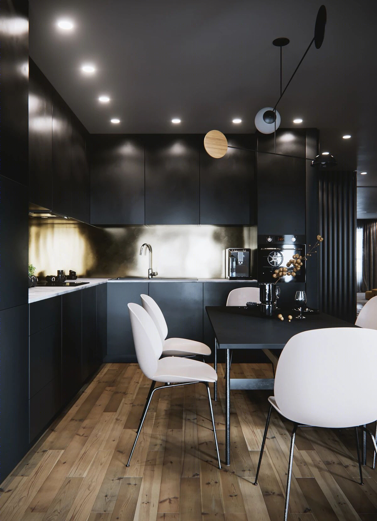 极简高级灰深蓝空间，Anna Lutaeva 的实用设计匠心-9