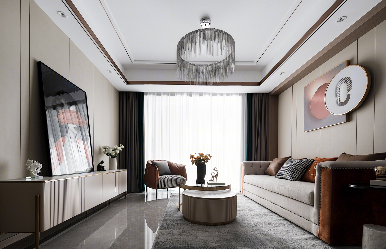 舒城样板间丨一鸣空间设计-7