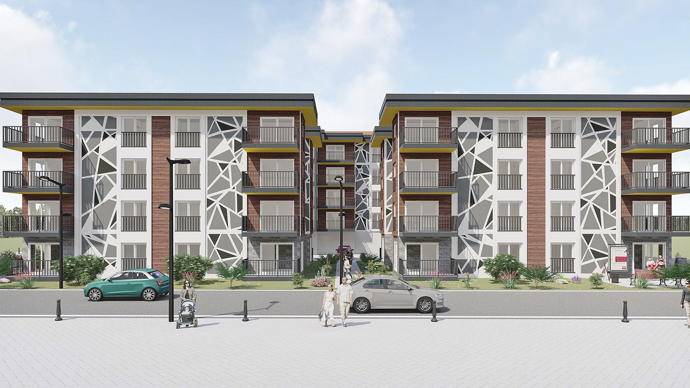 Anastasiya Gushchina丨公寓建筑丨Urban Transformation Project - Apartment Project-1