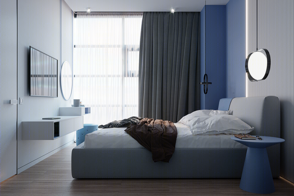 蓝色北欧风设计案例解析-1